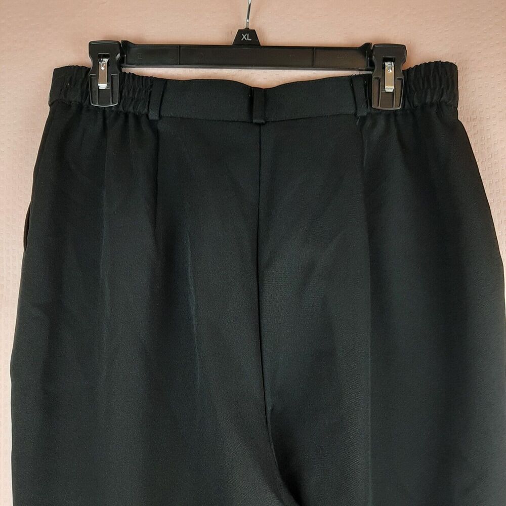 Briggs New York Women Black Pants High Rise Elastic Sides USA Plus Size 16 - Picture 11 of 11